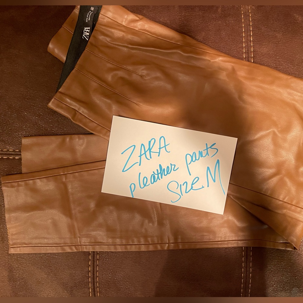 Leather pants women's